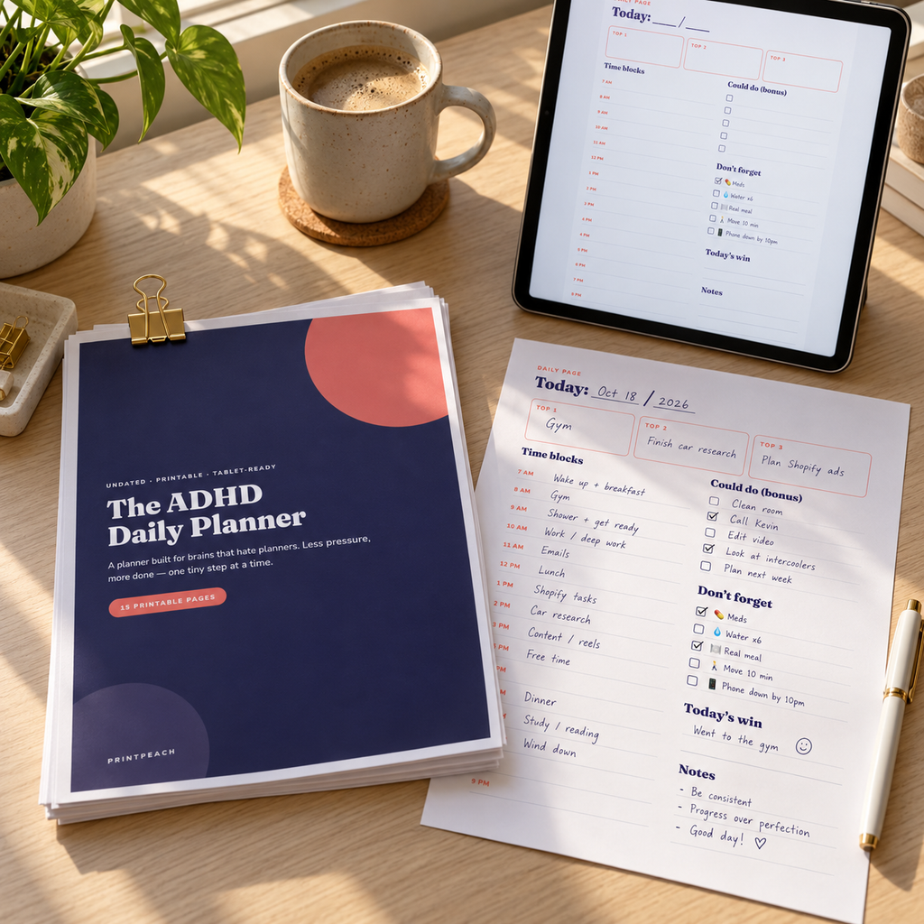 The ADHD Daily Planner