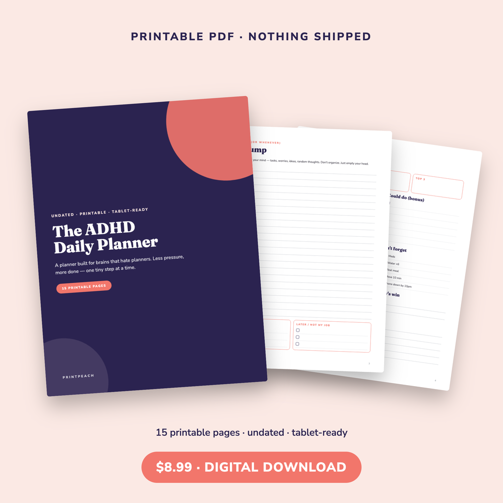 The ADHD Daily Planner