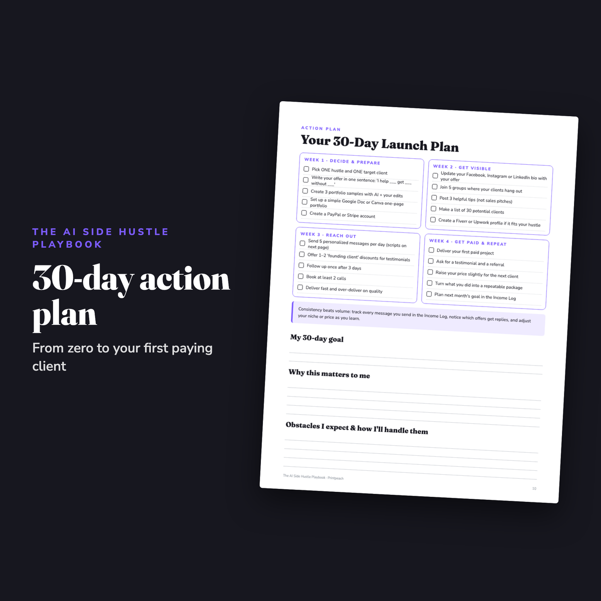 The AI Side Hustle Playbook