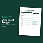 Debt-Free Budget Workbook