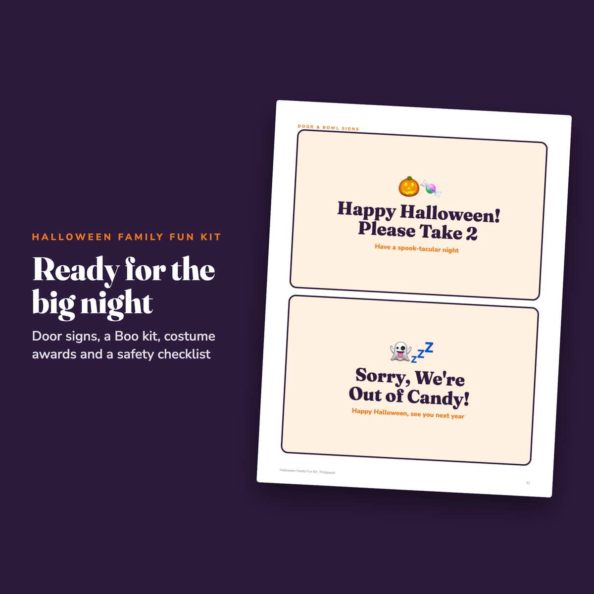 The Halloween Family Fun Kit