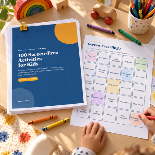 100 Screen-Free Activities for Kids