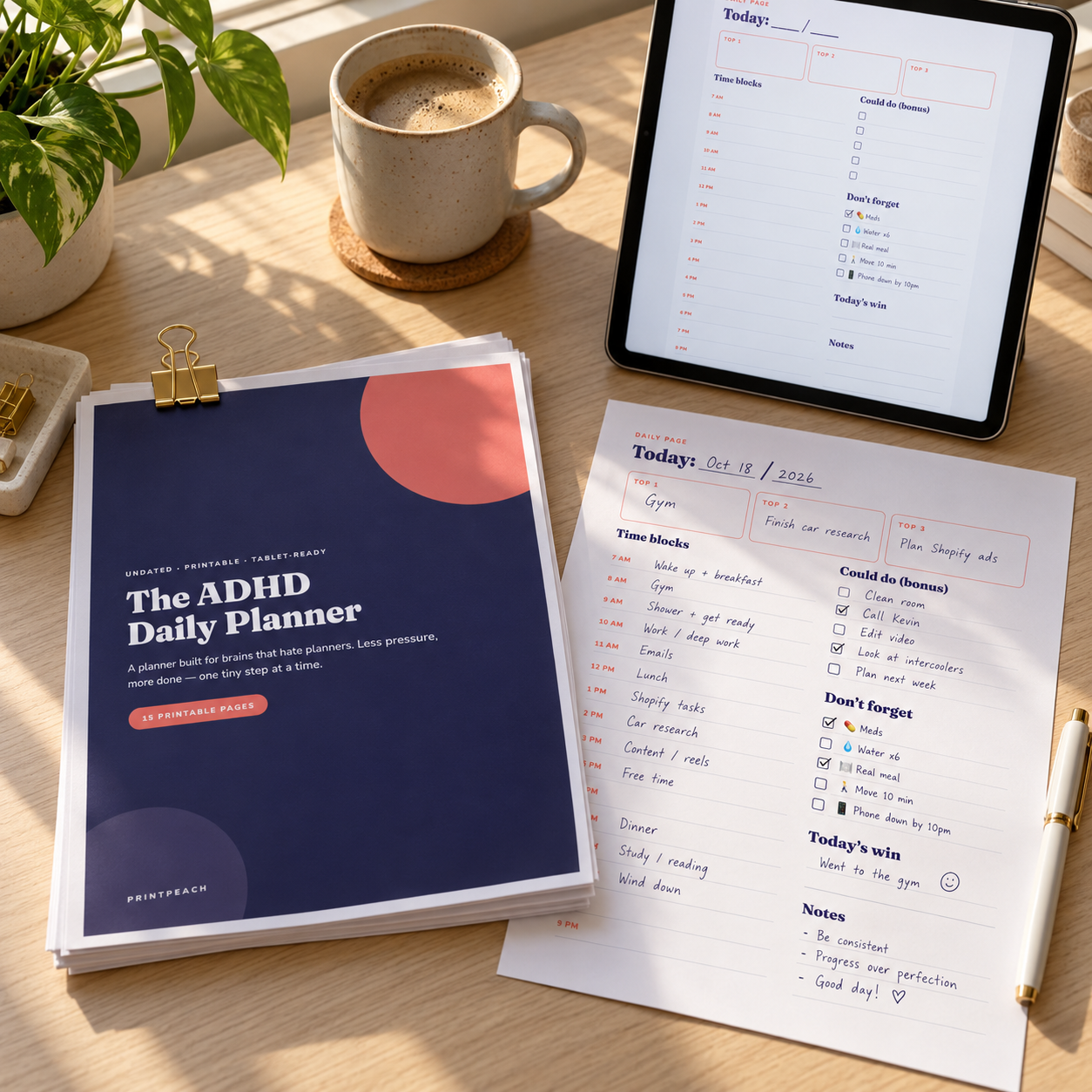 The ADHD Daily Planner