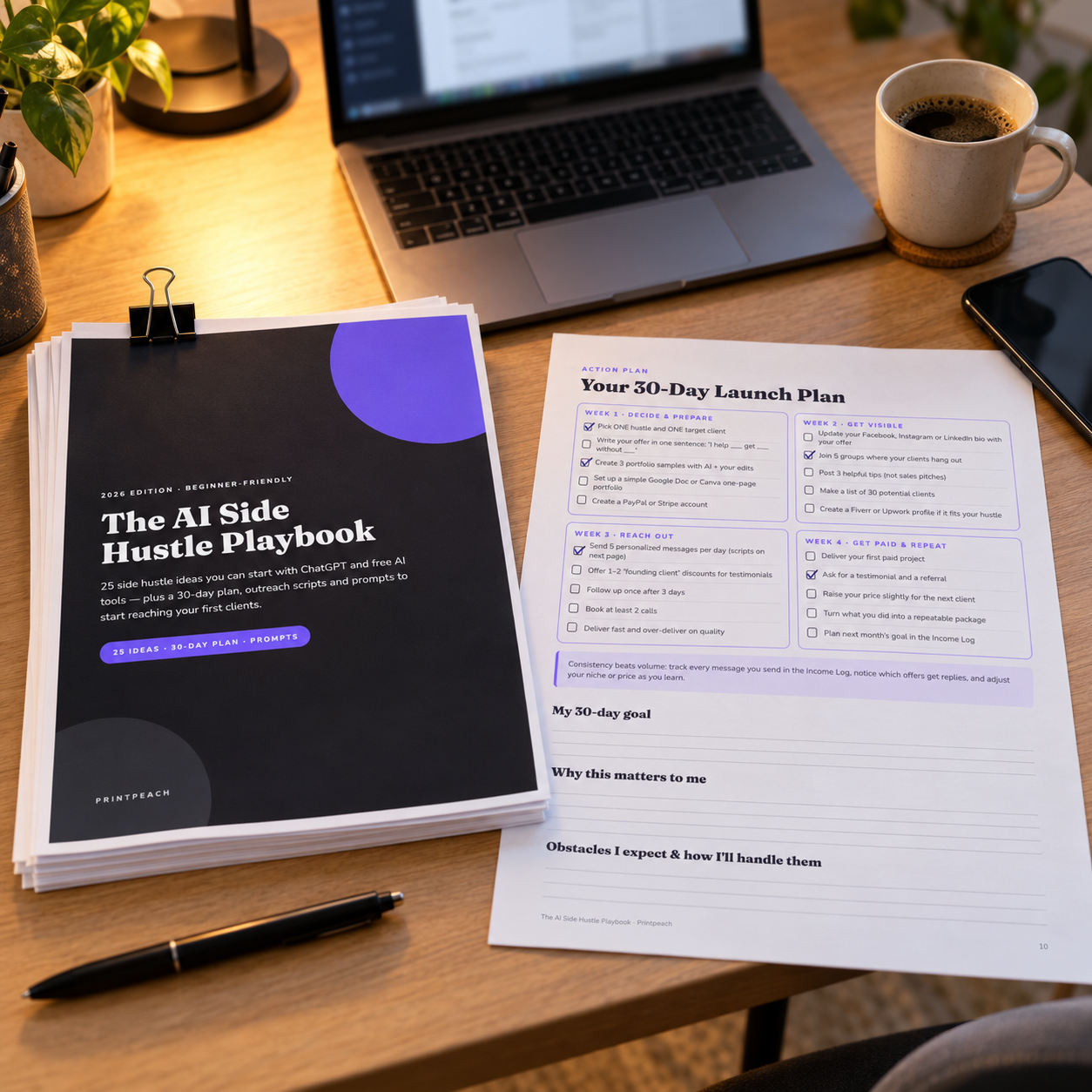The AI Side Hustle Playbook